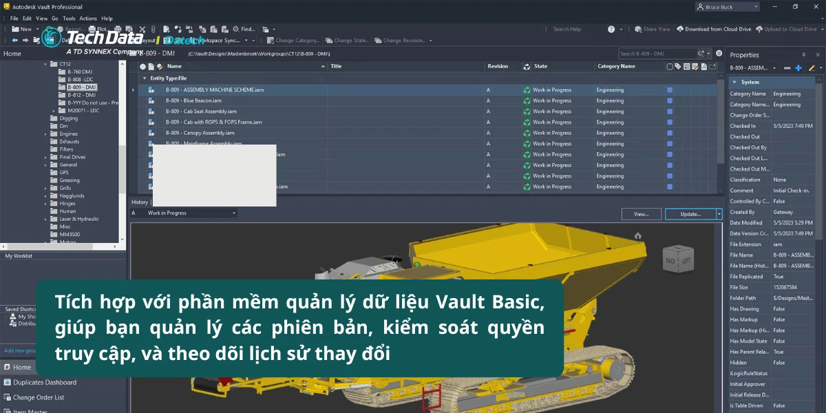 autocad-mechanical-cung-cap-cac-cong-cu-quan-ly-du-lieu