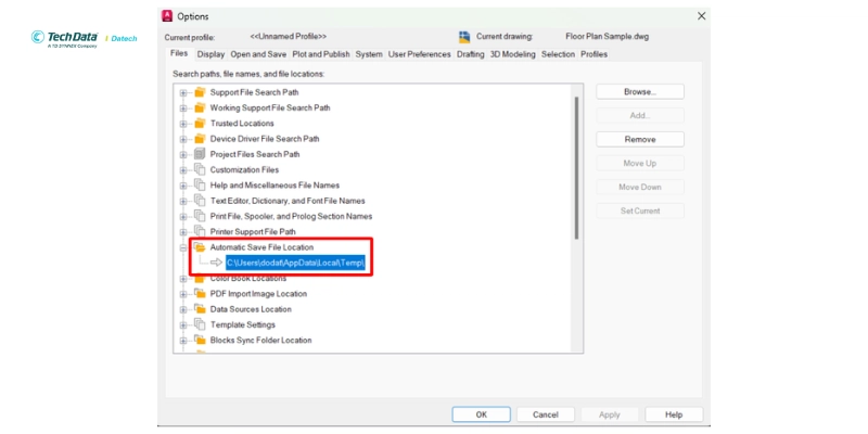 automatic-save-file-location