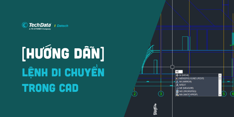 [Hướng dẫn] Lệnh di chuyển trong CAD đơn giản