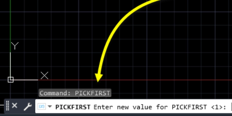 kiem-tra-bien-he-thong-pickfirst dynamic input trong cad
