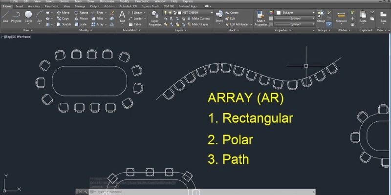 lenh-array-trong-autocad-la-gi